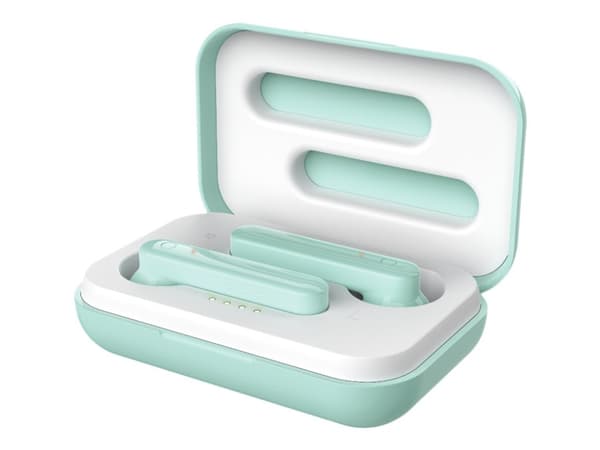 Trust Primo Touch - True wireless-hörlurar med mikrofon - inuti örat - Bluetooth - mint