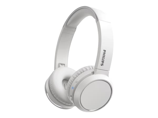 Philips TAH4205WT - Hörlurar med mikrofon - på örat - Bluetooth - trådlös - ljudisolerande - vit