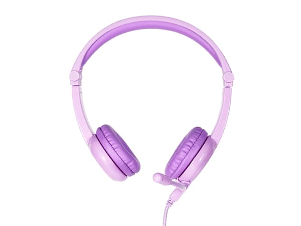 Onanoff BuddyPhones Galaxy - Hodetelefoner med mikrofon - on-ear - kablet - 3,5 mm jakk - fuksia