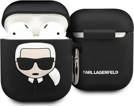 Karl Lagerfeld KLACCSILKHBK, Ask, Silikon, Svart, Vit