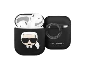 Karl Lagerfeld KLACCSILKHBK, Ask, Silikon, Svart, Vit