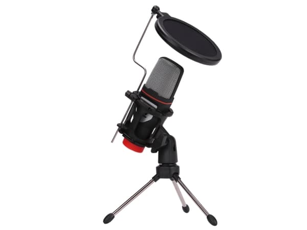 Marvo MIC-02, Studiomikrofon, -38 dB, 50 - 16000 Hz, -36 dB, Retningsuavhengig, Koblet med ledninger (ikke trådløs)