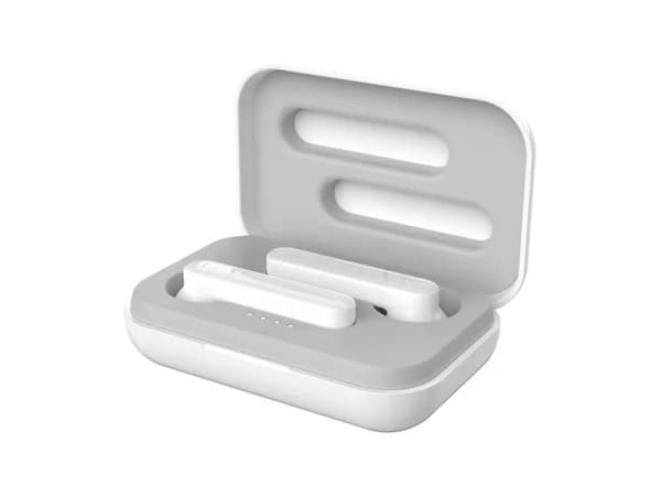 Trust Primo Touch - True wireless-hörlurar med mikrofon - inuti örat - Bluetooth - vit