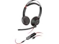Miniatyrbilde 4 av 5: Poly Blackwire C5220 USB-C - 5200 Series - hodesett - on-ear - kablet - 3,5 mm jakk, USB-C
