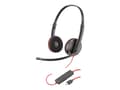 Miniatyrbild 2 av 5: Poly Blackwire C3220 - 3200 Series - headset - på örat - kabelansluten - USB-C - ljudisolerande