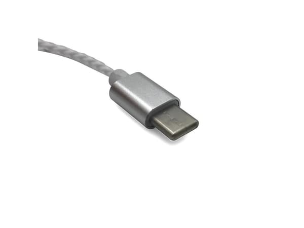 Media-Tech MAGICSOUND MT3600W - Hörlurar med mikrofon - inuti örat - kabelansluten - USB-C - vit