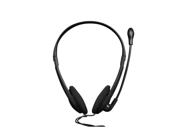 Canyon CNS-CHS01BO - Headset - på örat - kabelansluten - svart, orange