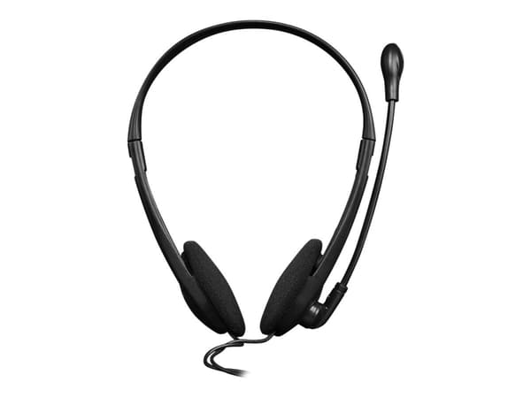 Canyon CNS-CHS01BO - Headset - på örat - kabelansluten - svart, orange