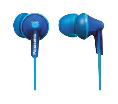 Panasonic RP-HJE125E-A - Ergofit - ørepropper - i øret - kablet - 3,5 mm jakk - blå