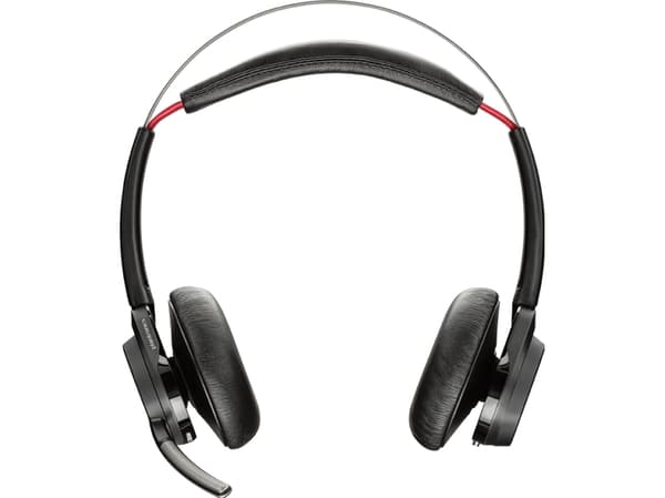 Poly Voyager Focus UC B825-M - Ei lataustelinettä - kuulokkeet - korvalla - Bluetooth - langaton - aktiivinen melunvaimennus - Musta