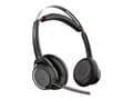 Pikkukuva 1 / 5: Poly Voyager Focus UC B825-M - Ei lataustelinettä - kuulokkeet - korvalla - Bluetooth - langaton - aktiivinen melunvaimennus - Musta