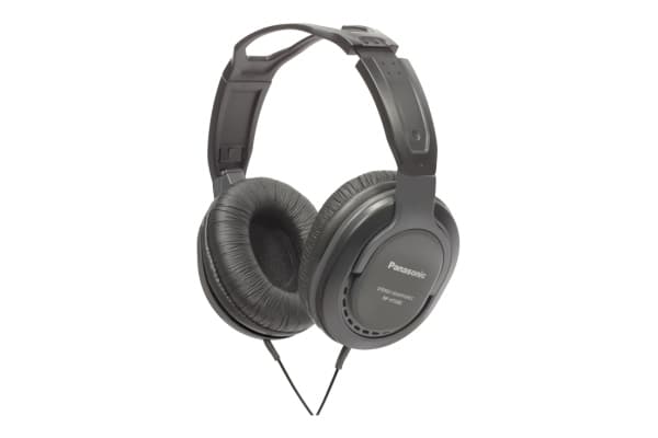 Panasonic RP-HT265E-K - Hodetelefoner - full størrelse - kablet - 3,5 mm jakk - svart