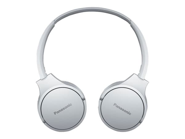 Panasonic RB-HF420BE - Hodetelefoner med mikrofon - on-ear - Bluetooth - trådløs - hvit