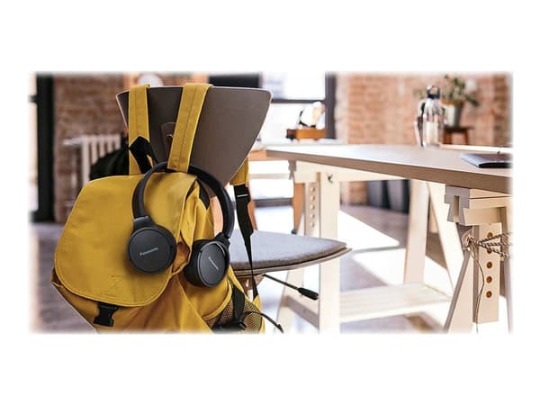 Panasonic RB-HF420BE - Hodetelefoner med mikrofon - on-ear - Bluetooth - trådløs - svart