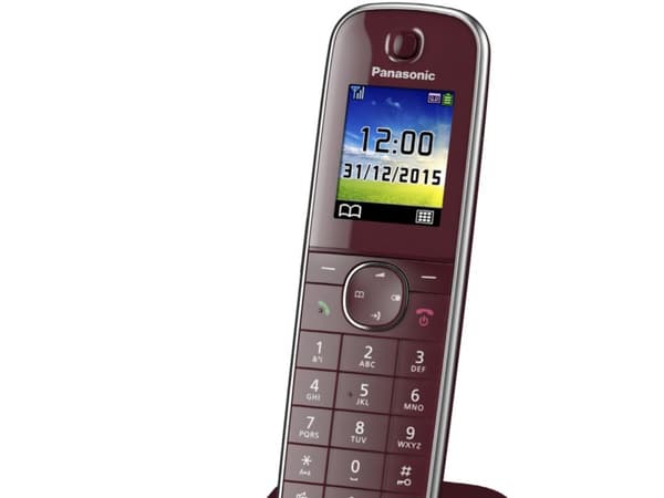 Panasonic KX-TGJA30EXR - Trådløst ekstra håndsett - burgunder