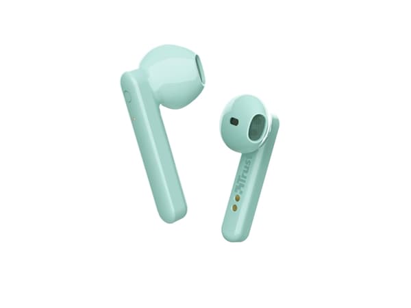 Trust Primo, True Wireless Stereo (TWS), Puhelut/Musiikki, 20 - 20000 Hz, 55 g, Kuulokkeet, Mintunvärinen