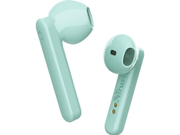 Trust Primo, True Wireless Stereo (TWS), Puhelut/Musiikki, 20 - 20000 Hz, 55 g, Kuulokkeet, Mintunvärinen