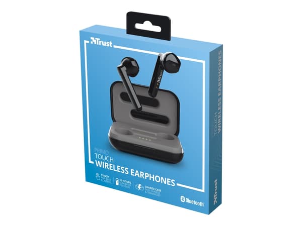 Trust Primo Touch Headset True Wireless Stereo (TWS) I öra Samtal/musik Bluetooth Svart