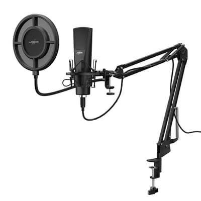 URAGE Mikrofon Stream 800 HD Studio Streaming Svart