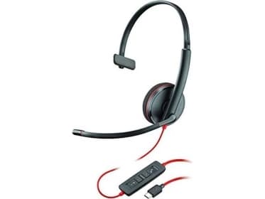 Poly Blackwire C3210 - 3200 Series - headset - på örat - kabelansluten - USB-C