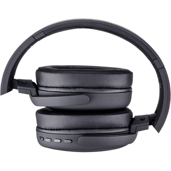 Boompods Headpods ANC Over Ear hörlurar Bluetooth Svart Brusreducering Volymkontroll, Hopfällbara