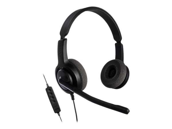 Axtel VOICE UC28 stereo USB-A, Langallinen, Toimisto/puhelukeskus, 20 - 20000 Hz, 130 g, Kuulokkeet, Musta