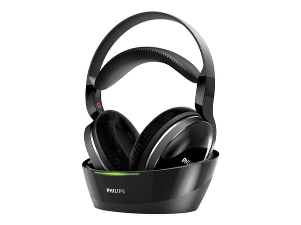 Philips SHD8850/12, Langaton, 8 - 22500 Hz, Musiikki, 221 g, Kuulokkeet, Musta