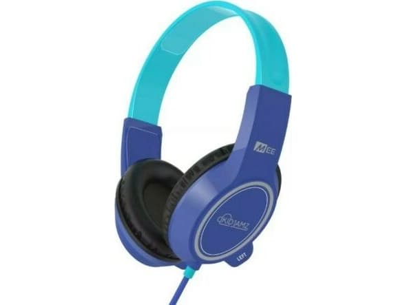 Headphones MEE audio KidJamz 3 (Kid Jamz KJ35) Headphones for children 4-12 with volume limiter - White - blue