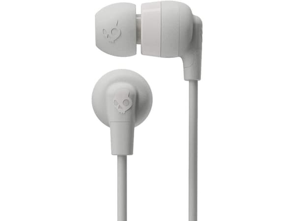 Skullcandy Ink'd+ - Hörlurar med mikrofon - inuti örat - kabelansluten - 3,5 mm kontakt - ljudisolerande - modwhite