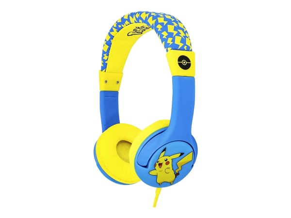 OTL Pokemon Pikachu - Hovedtelefoner - på øret - kabling - 3,5 mm jackstik