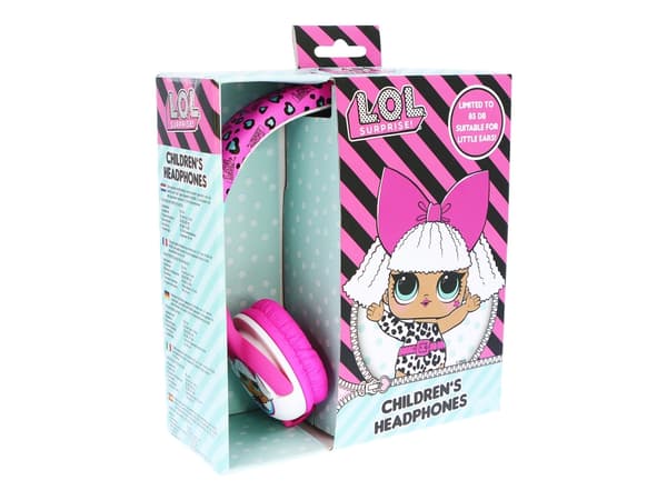 OTL L.O.L. Surprise! My Diva - Hodetelefoner - on-ear - kablet - 3,5 mm jakk - rosa