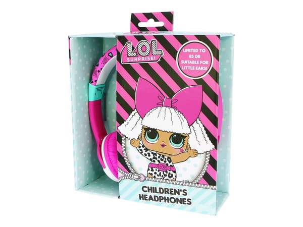 OTL L.O.L. Surprise! My Diva - Hodetelefoner - on-ear - kablet - 3,5 mm jakk - rosa