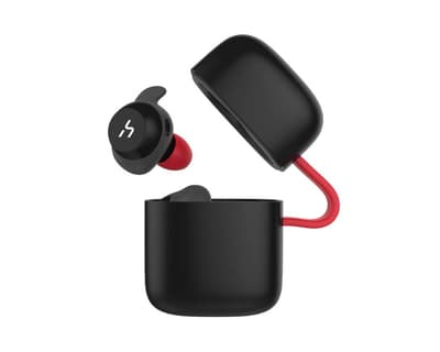 G1W Trådløs Earbuds Sort/Rød