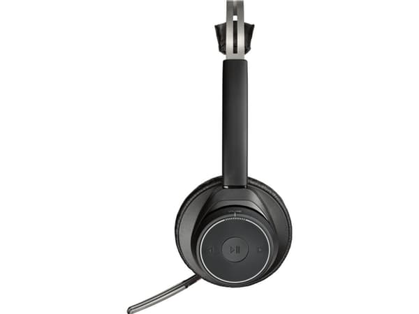 POLY Voyager Focus UC, Trådlös, Kontor/callcenter, 155 g, Headset, Svart