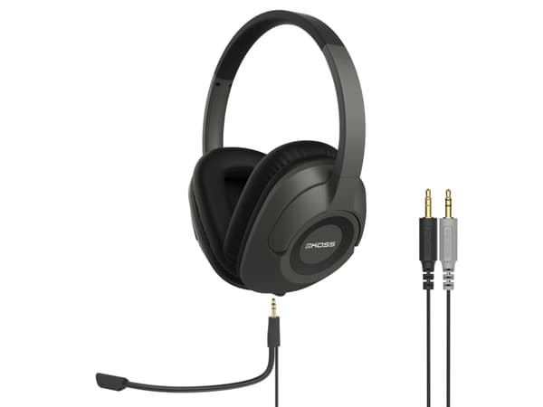 Koss SB42, Langallinen, Puhelut/Musiikki, 20 - 20000 Hz, Kuulokkeet, Harmaa