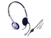 Genius Computer Technology HS-02B Stereo Headset, Langallinen, Toimisto/puhelukeskus, Kuulokkeet