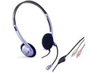 Genius Computer Technology HS-02B Stereo Headset, Langallinen, Toimisto/puhelukeskus, Kuulokkeet