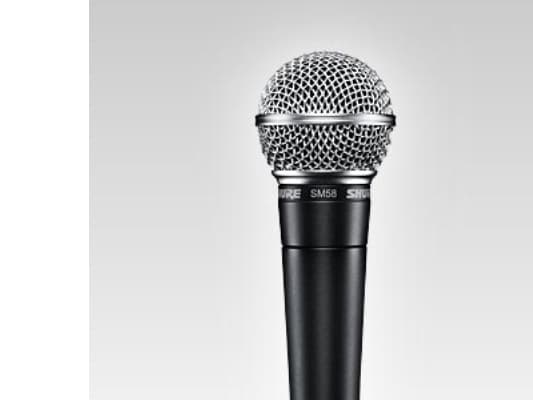 Shure SM58, Studiomikrofon, 50 - 15000 Hz, Kardioide, Koblet med ledninger (ikke trådløs), Sort, 1 stykker