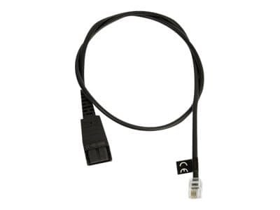 Jabra - Headset-kabel - RJ-11 hane till Snabburkoppling hane