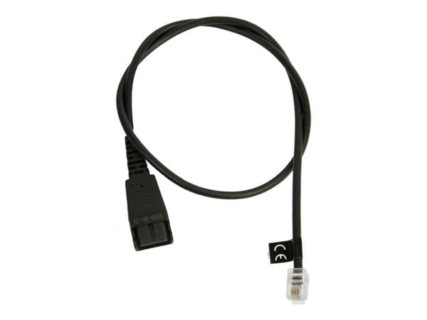 Jabra - Headset-kabel - RJ-11 hane till Snabburkoppling hane