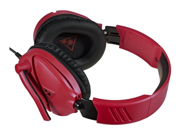 Turtle Beach RECON 70N - Hodesett - full størrelse - kablet - 3,5 mm jakk - lydisolerende - midnattsrød