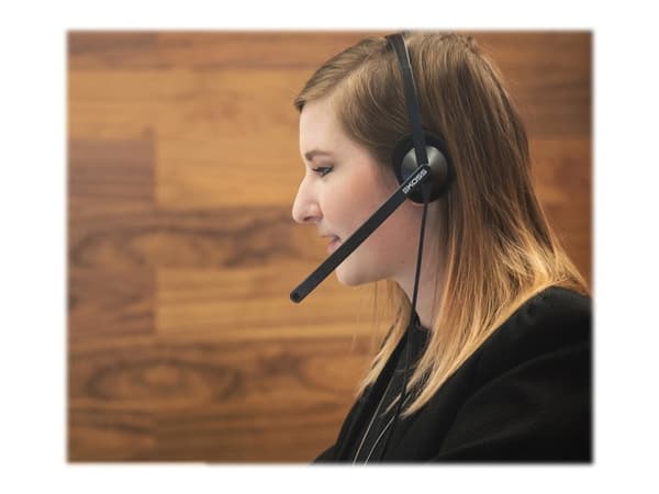 Koss CS195 - Hodesett - on-ear - kablet - USB - svart