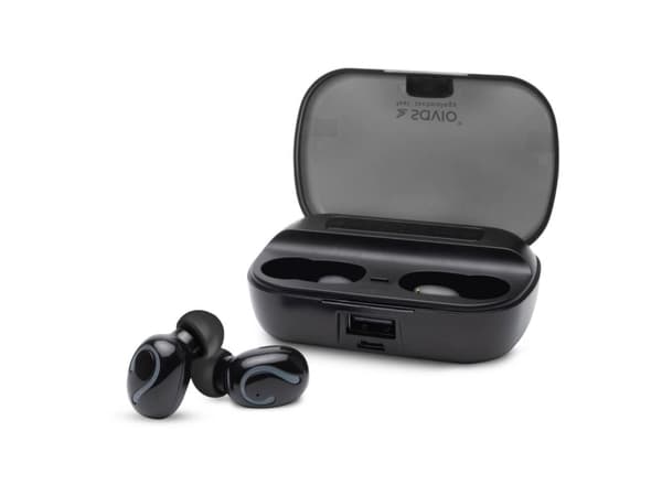Elmak headphones Elmak Savio TWS-06 BT 5.0 wireless Bluetooth headphones with microphone, powerbank and led