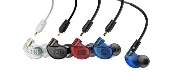 MEE audio  M6PRO 2ND GENERATION Clear  In-Ear hörlurar scen/sport avtagbara kablar