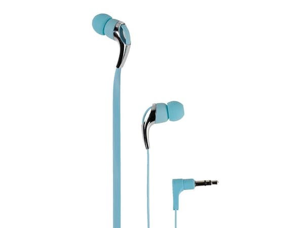 Vivanco Neon Buds, Kuulokkeet, In-ear, Musiikki, Sininen, Metallinen, 1,2 m, Langallinen