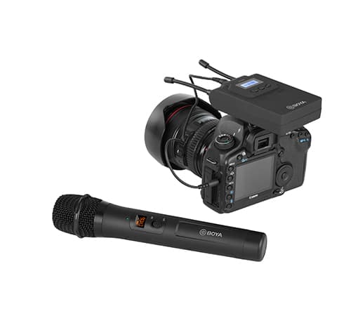 BOYA BY-WM8 Pro-K3, Radiomikrofon, 100 m, Trådlös, Sort, Batteri, AA