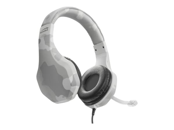 SPEEDLINK RAIDOR - Headset - på örat - kabelansluten - 3,5 mm kontakt - vit - för Sony PlayStation 4, Sony PlayStation 4 Pro, Sony PlayStation 4 Slim