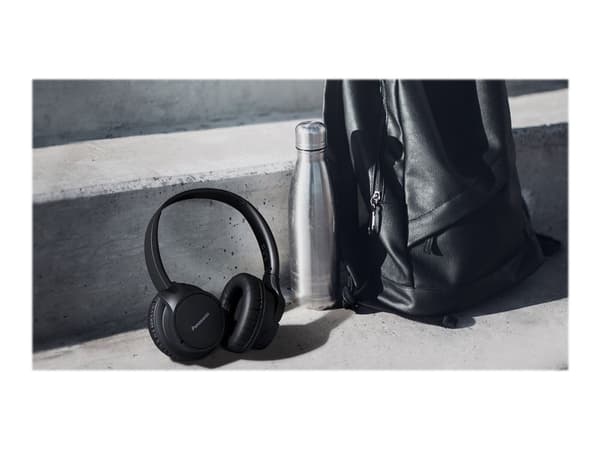Panasonic RB-HF520BE - Hodetelefoner med mikrofon - full størrelse - Bluetooth - trådløs