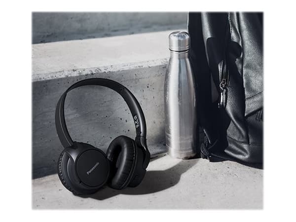Panasonic RB-HF520BE - Hodetelefoner med mikrofon - full størrelse - Bluetooth - trådløs