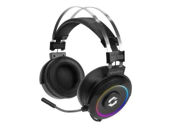 SPEEDLINK ORIOS - Gaming - headset - 7.1-kanals - fullstorlek - kabelansluten - USB - svart